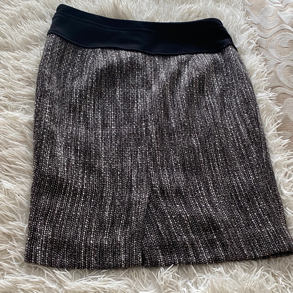 The Limited Tweed Pencil Skirt Size 4 Wide Waistband Career Office Workwear - Picture 9 of 9